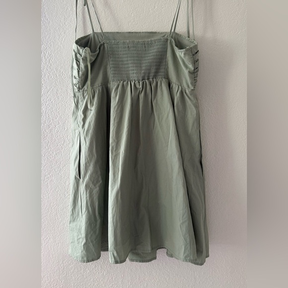 Altar’d State Marsha Pleated Mini Dress Mint Green Size L - Picture 8 of 15